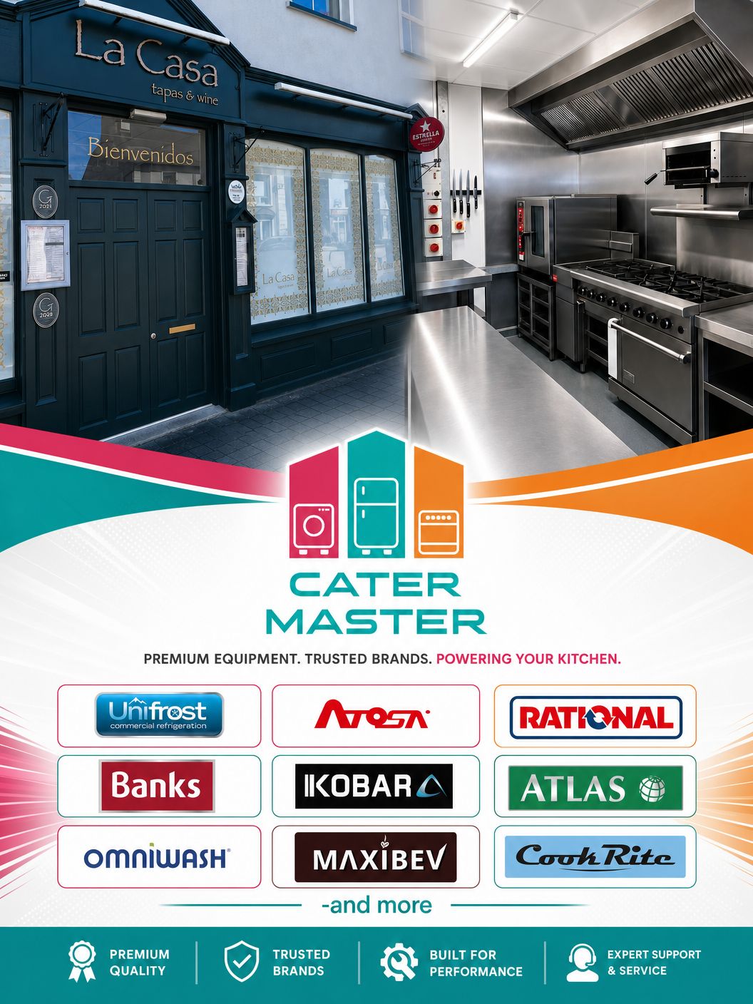 La Casa Tapas & Wine — equipment supplied by Cater Master